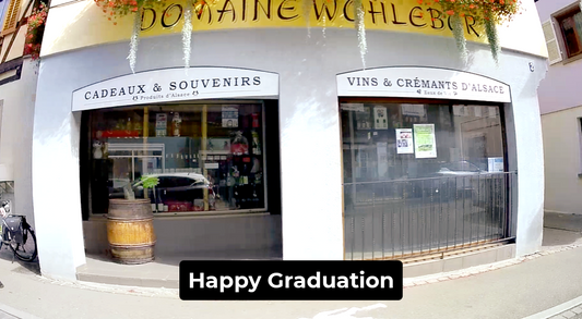 Gifts and Wine Graduation Video Greeting