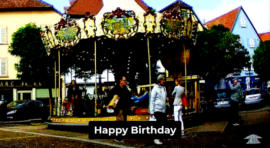 Obernai Carousel Birthday Video Greeting