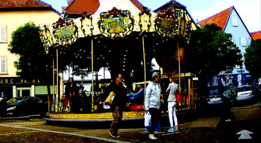 Obernai Carousel Blank Video Greeting