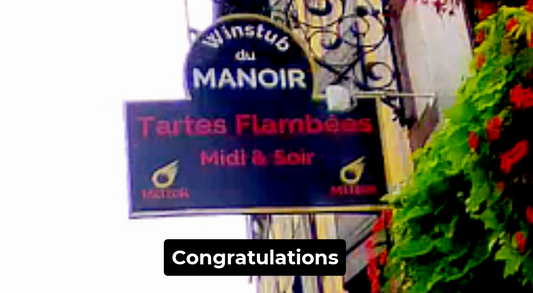 Tarte Flambee Congratulations Video Greeting