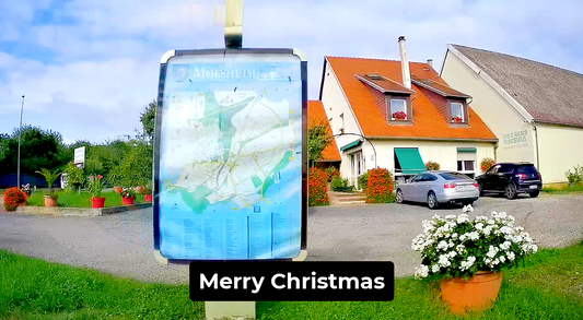 Wine Route Map Christmas Video Greeting