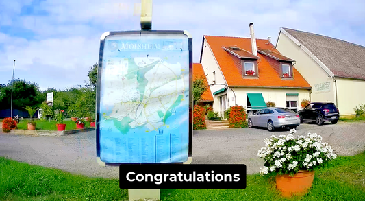 Wine Route Map Congratulations Video Greeting