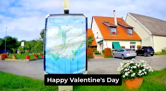 Wine Route Map Valentine's Day Video Greeting